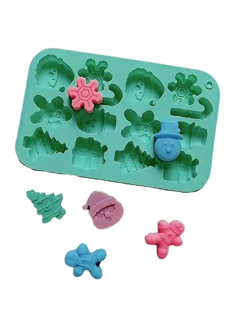 Molde De Silicona Navidad
