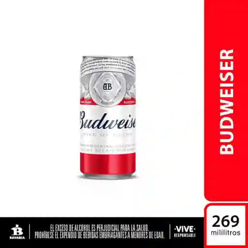 Cerveza Budweiser Lata X 269 Cm3