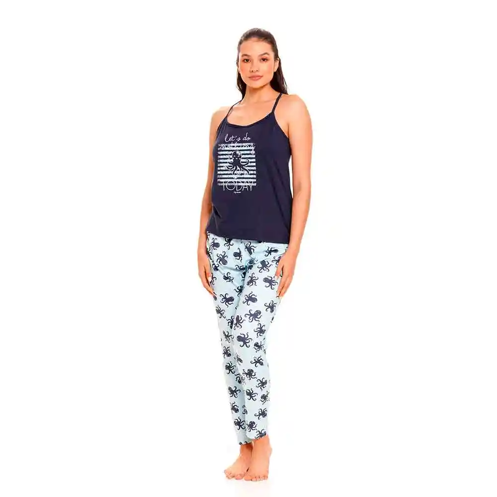 Pijama Pantalón Mujer 17518 St Even Talla Xl