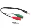 Convertidor Audio Micrófono 2 A 1 De 3.5mm