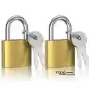 Candado De Seguridad 20mm 3 Llaves