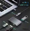 Adaptador Tipo C A Vga, Hdmi, Usb Y Tipo C