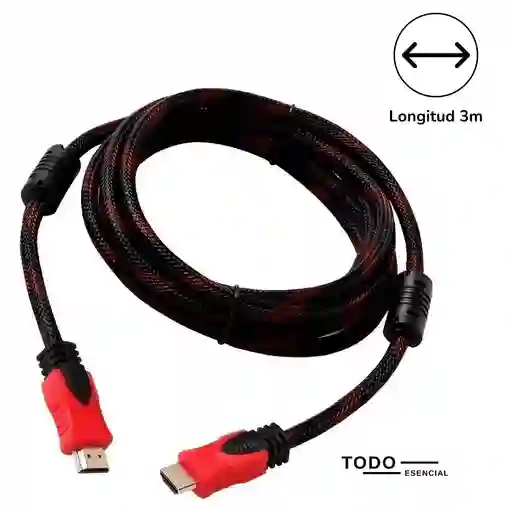 Cable Hdmi Mallado 3 Metro