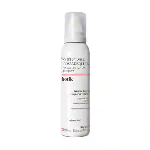 Limpiador Facial En Espuma Nutritiva Acido Poliglutámico Botik 150 Gr