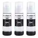 Kit X3 Botes De Tinta Genérica Epson 544 Negra K-k-k 70ml
