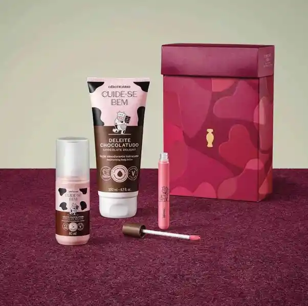 Kit De Regalo De Amor Y Amistad Cuidado Corporal Cuide Se Bem Chocolatudo