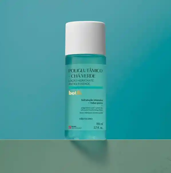Loción Facial Hidratante Anti Oleosidad Acido Poliglutamico 100 Ml Botik