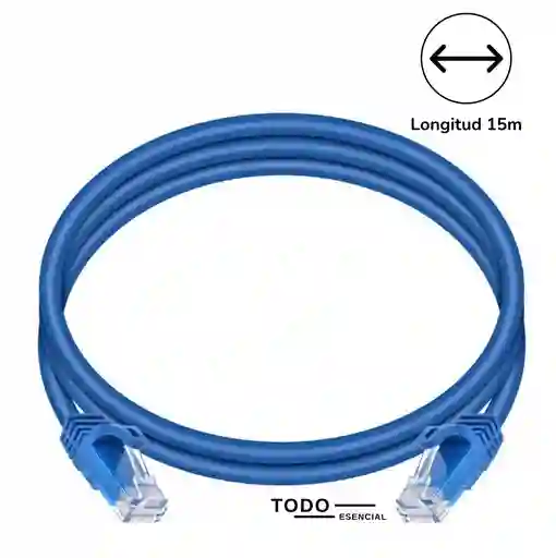 Cable Red Ethernet Rj45 15m