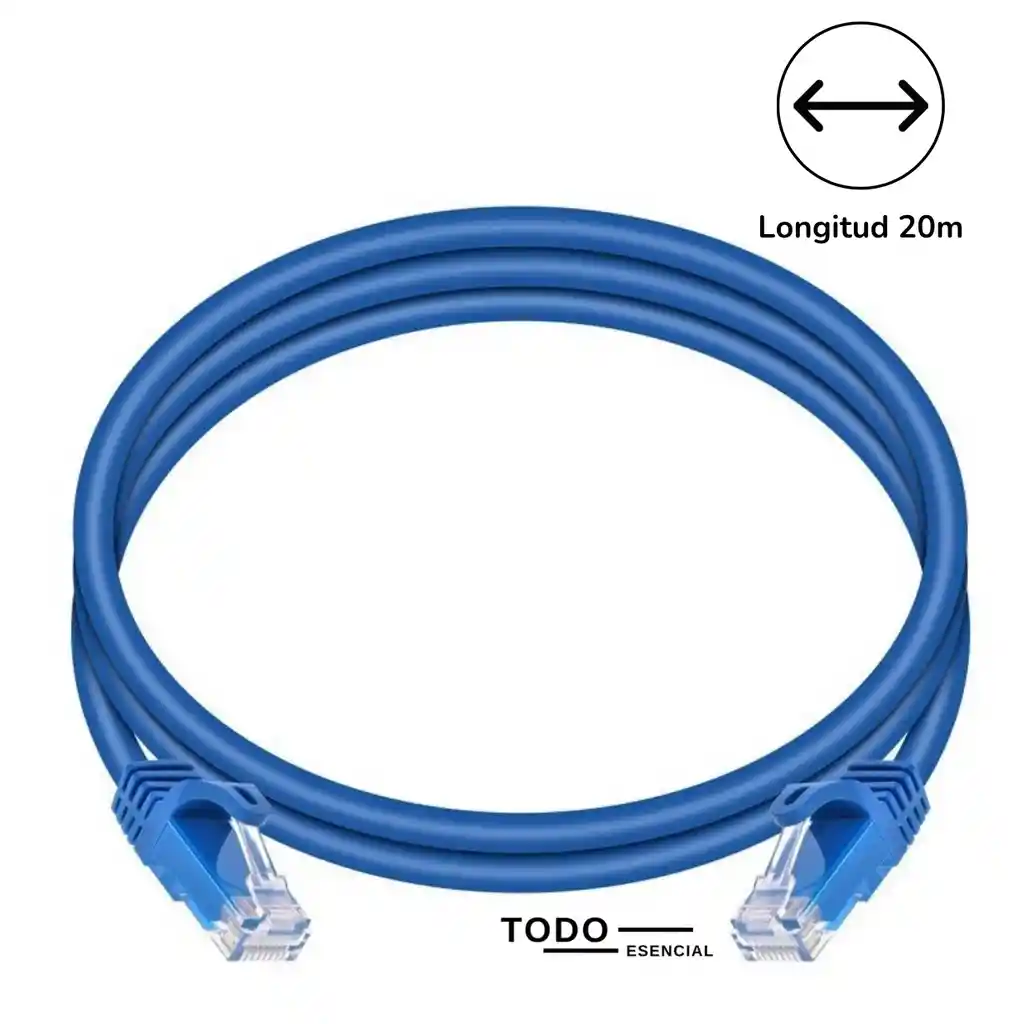 Cable Red Ethernet Rj45 20m