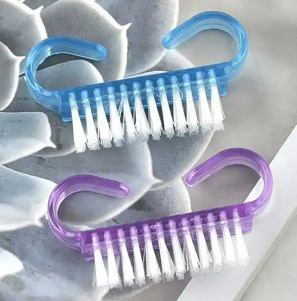 Cepillo Para Limpieza De Uñas X2 Unidades