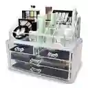 Organizador Caja Maquillaje Cosméticos X3 Cajones X1 Exhibidor