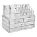 Organizador Caja Maquillaje Cosméticos X3 Cajones X1 Exhibidor