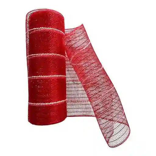 Malla Santini 823 Cm 25xcm Rojo Polipropileno