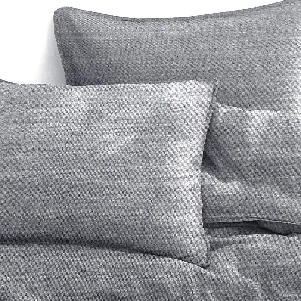 Juego De Duvet Expressions Doble 190x140cm Gris Claro 100% Algodon