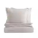 Juego De Duvet Expressions Doble 190x140cm Beige 100% Algodon