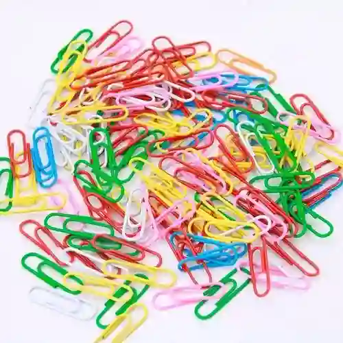 Clip Plastificado De Colores Caja X 80 Und Triton