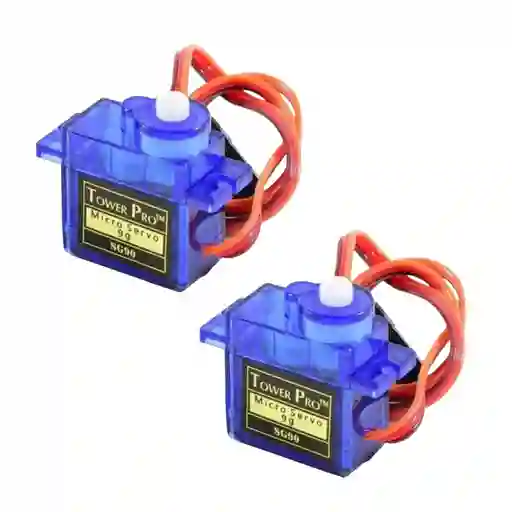 X2 Unidades Servomotor Sg90 Servo Motor 180 Grados