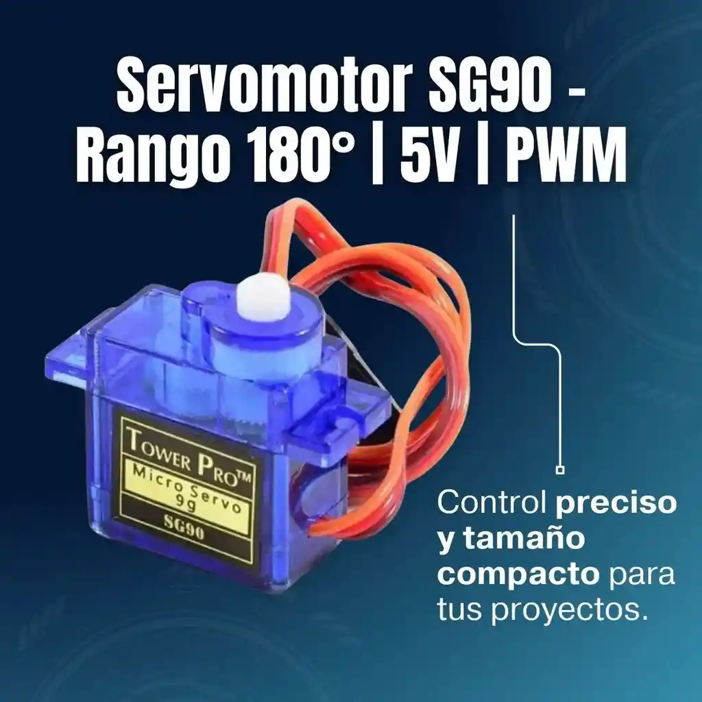 X2 Unidades Servomotor Sg90 Servo Motor 180 Grados