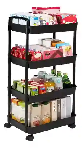 Carrito Organizador Lineal De 4 Niveles Ancho 102x40x29 Cm