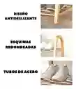 Estante Zapatero Organizador De 5 Niveles Metal 20 Pares Color Negro