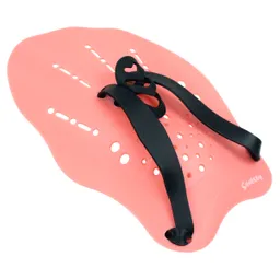 Kit Paletas X2 Mano Natación 1 Par De Aletas Entrenamiento Rosa Adulto