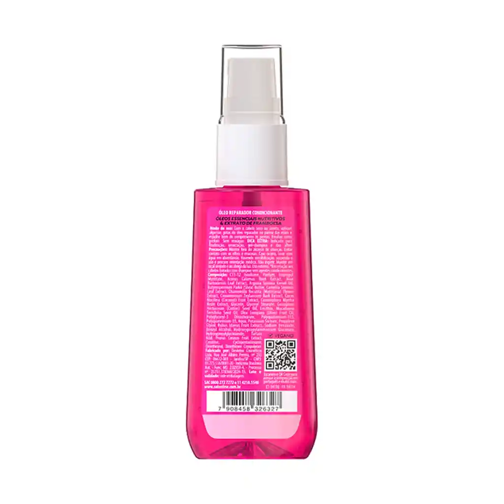 Salon Line Óleo De Tratamiento Derepente Pronta – Reparación Inmediata, Brillo Intenso Y Nutrición Profunda 42ml