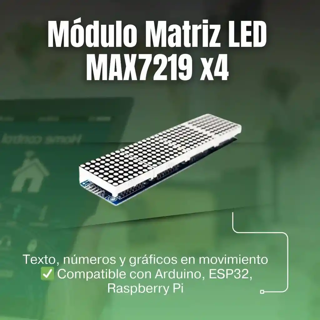 Modulo Matriz Led Max7219 X 4 Electronico