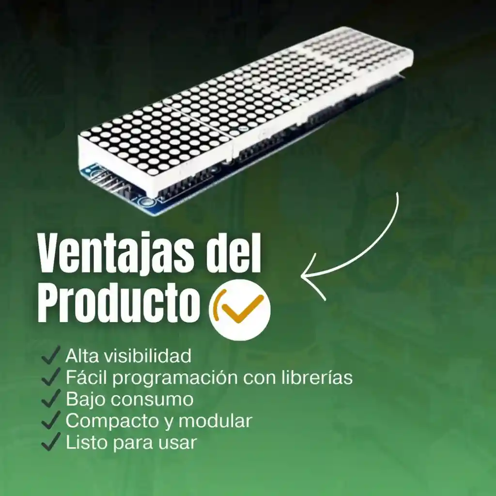 Modulo Matriz Led Max7219 X 4 Electronico