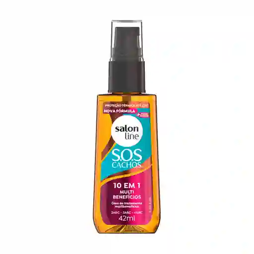 Salon Line Óleo De Tratamiento Sl+ Poderosos 10 En 1 – Reparación Sos, Control Del Frizz & Protege Tu Cabello 42ml