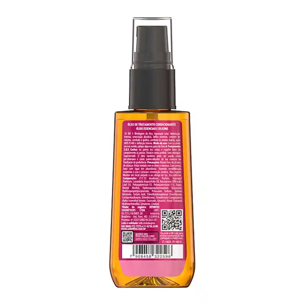 Salon Line Óleo De Tratamiento Sl+ Poderosos 10 En 1 – Reparación Sos, Control Del Frizz & Protege Tu Cabello 42ml