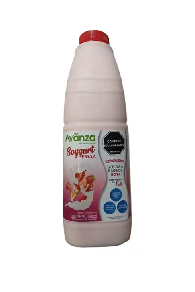 Yogurt Soya Fresa X1lt Avanza