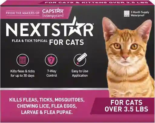 Repelente Para Parásitos Externos En Gatos Nextstar