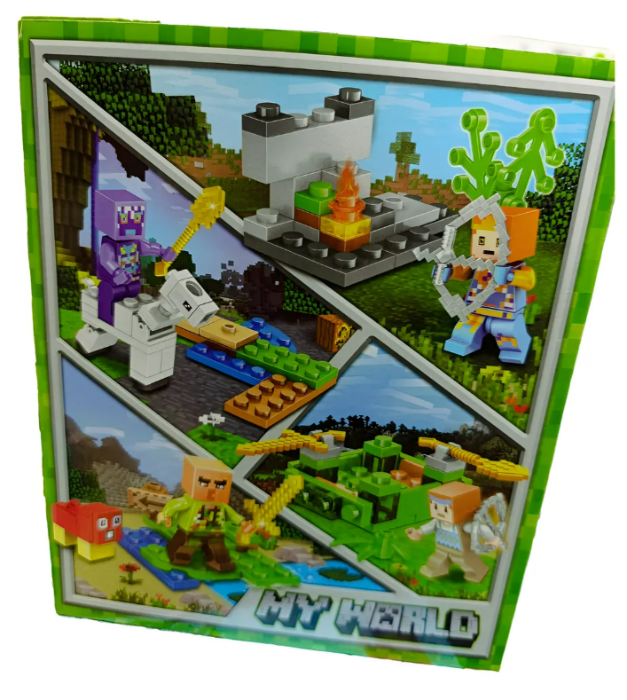 Armable De Fichas Para Armar Minecraft Armable 8 En 1 - Rappi