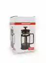 Prensa Francesa Negra Cafetera Vidrio 350ml Filtro Acero Inoxidable
