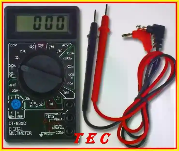 Multímetro Digital Tester Multifuncional Voltimetro Ac Dc