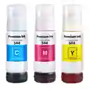Kit X4 Botes De Tinta Genérica Epson 544 C-m-y-k X70ml C/u