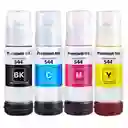 Kit X4 Botes De Tinta Genérica Epson 544 C-m-y-k X70ml C/u