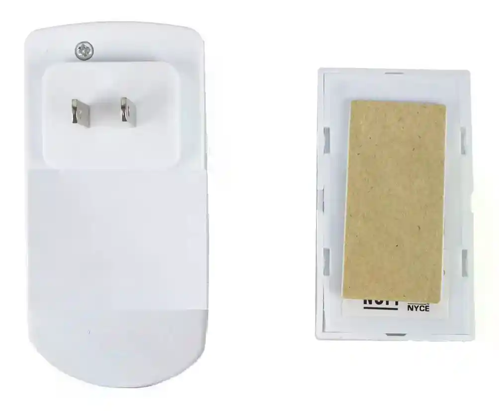 Timbre De Puerta Inalámbrico Enchufable Con Botón Pulsador