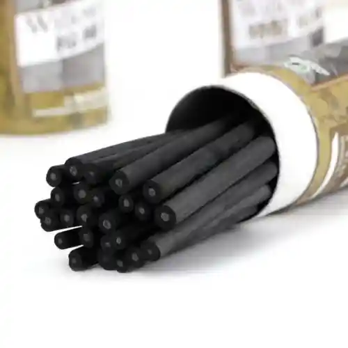 Carboncillo Para Dibujo, 7 - 9mm Paquete X25