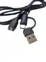 Cable Cargador Garmin 2 En 1 Usb Usb-c