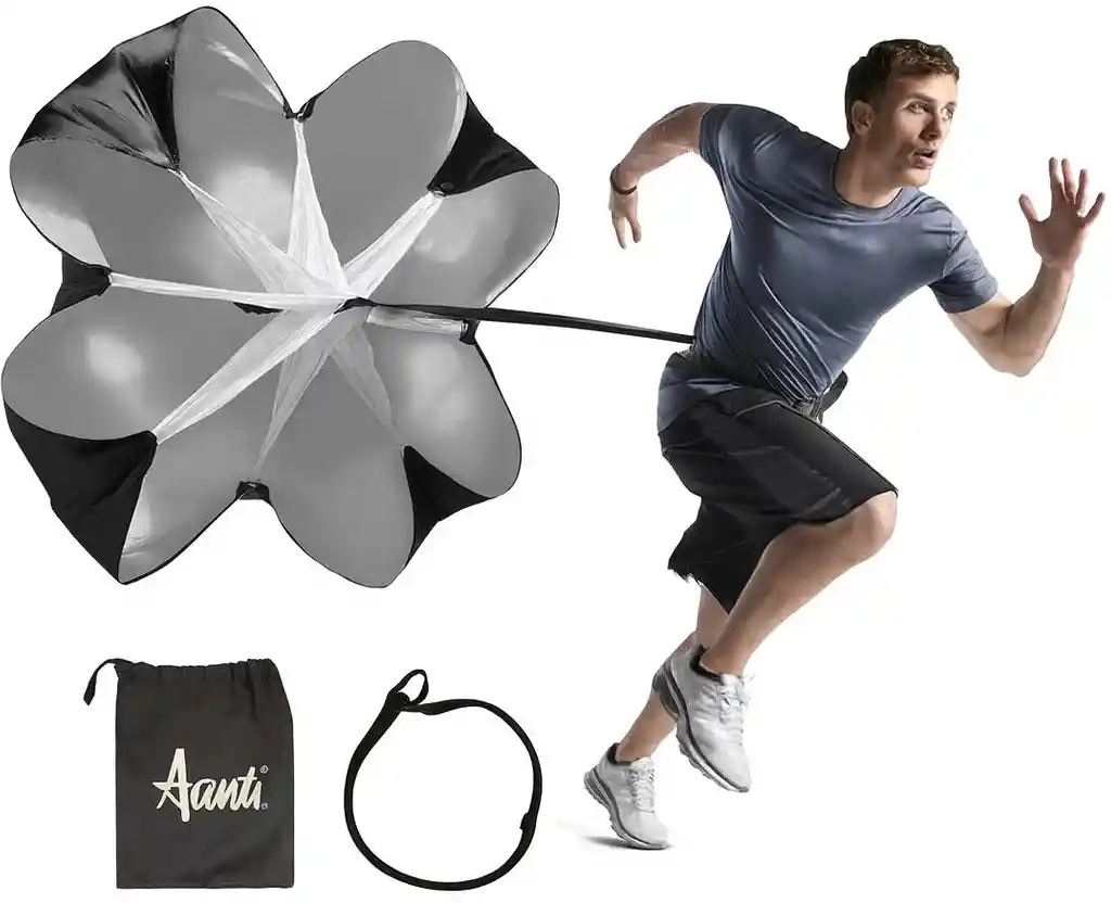 Paracaidas Training Avanti De Resistencia-pspc009/ Negro Blanco