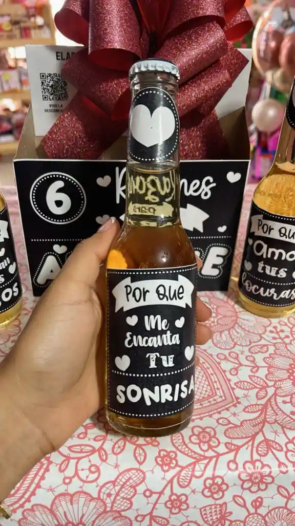 Sixpack Cerveza Coronita Con 6 Razones Para Amarte