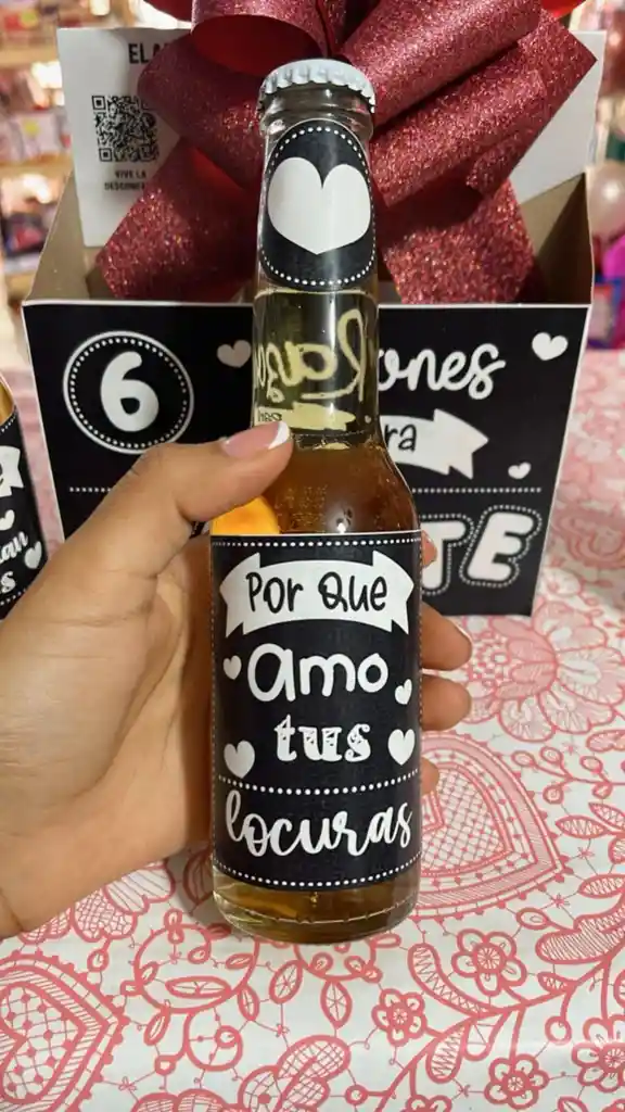 Sixpack Cerveza Coronita Con 6 Razones Para Amarte