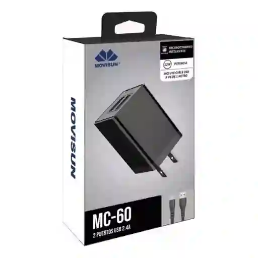 Cargador V8 Movisun Mc-60 12w