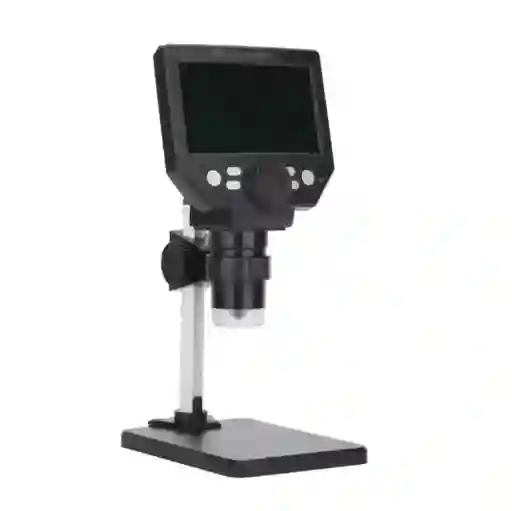 Microscopio Digital Electrónico Usb Con Base Pantalla Recargable