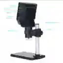 Microscopio Digital Electrónico Usb Con Base Pantalla Recargable