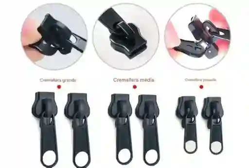 Kit Cremalleras X6 Desmontables