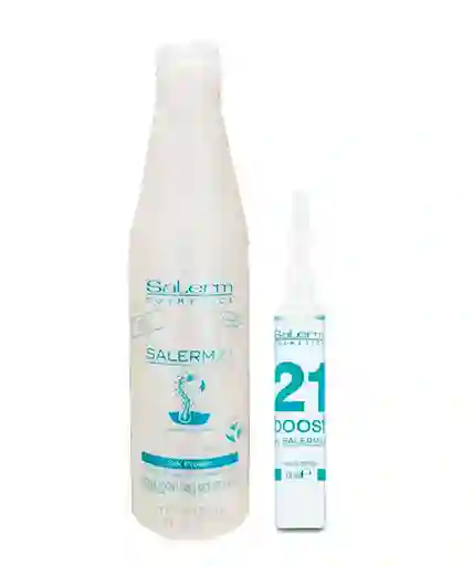Kit Tratamiento Capilar + Ampolla Boost Salerm 21