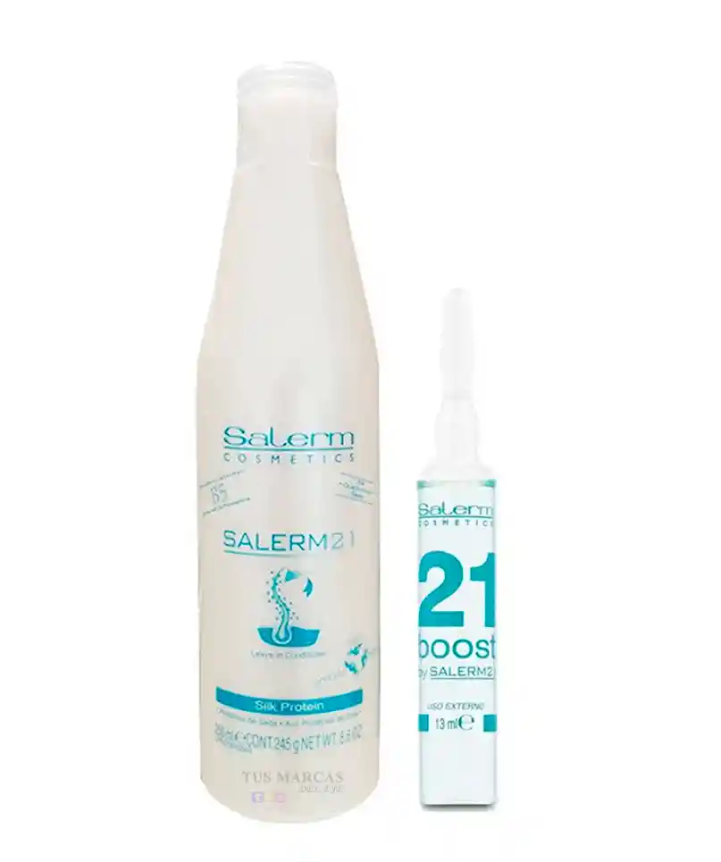 Kit Tratamiento Capilar + Ampolla Boost Salerm 21
