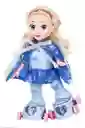 Muñeca Patinadora Luces Y Sonido Juguete Niñas Azul